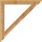 Ekena Millwork Traditional Traditional Rough Sawn Bracket, Western Red Cedar, 4"W x 40"D x 40"H BKT04X40X40TRA01RWR - alternate 4